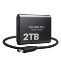 External SSD 2TB USB-C Shock-Resistant
