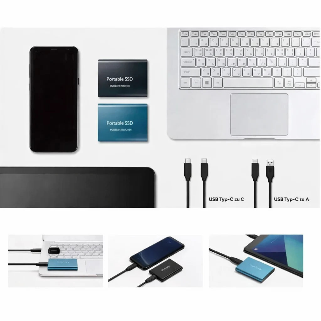 External SSD 2TB Ultra-Fast Aluminum Case