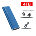 External SSD Drive 4TB USB-C High-Speed Compact & Lightweight