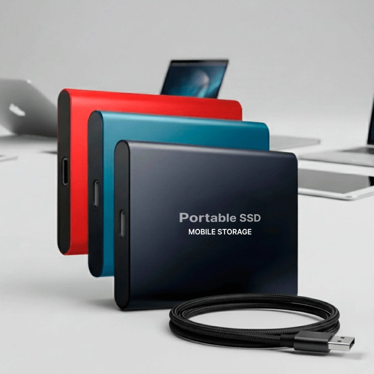 External SSD High-Speed USB 3.0 Up To 32 TB