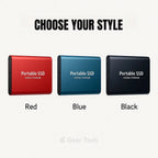 External SSD High-Speed USB 3.0 Up To 32 TB