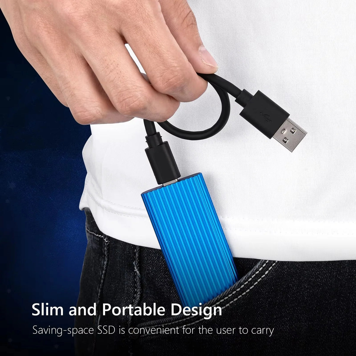 External SSD High-Speed USB 3.1 8-16 TB