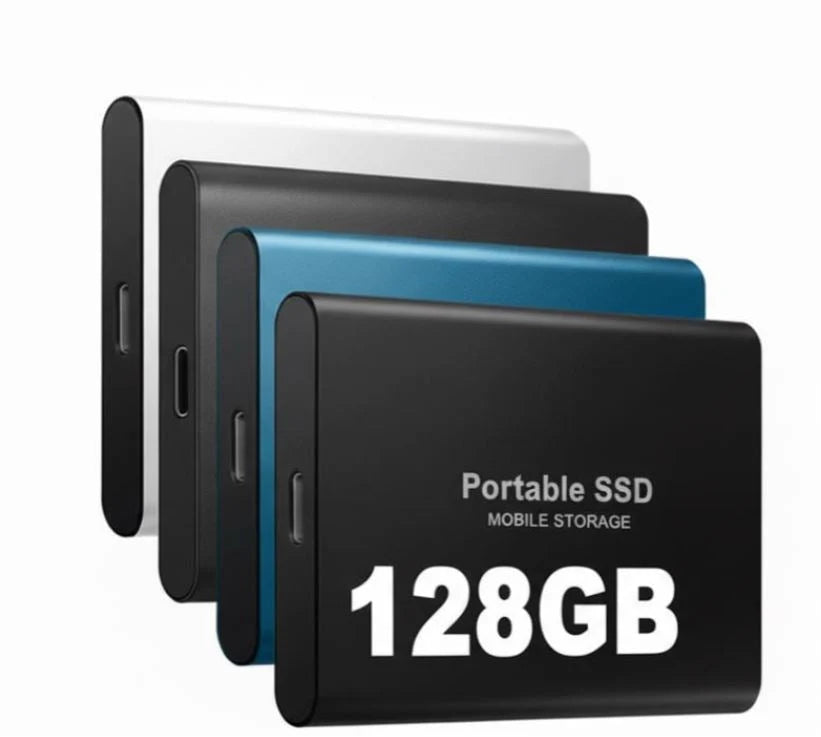External SSD High-Speed USB-C 128 GB