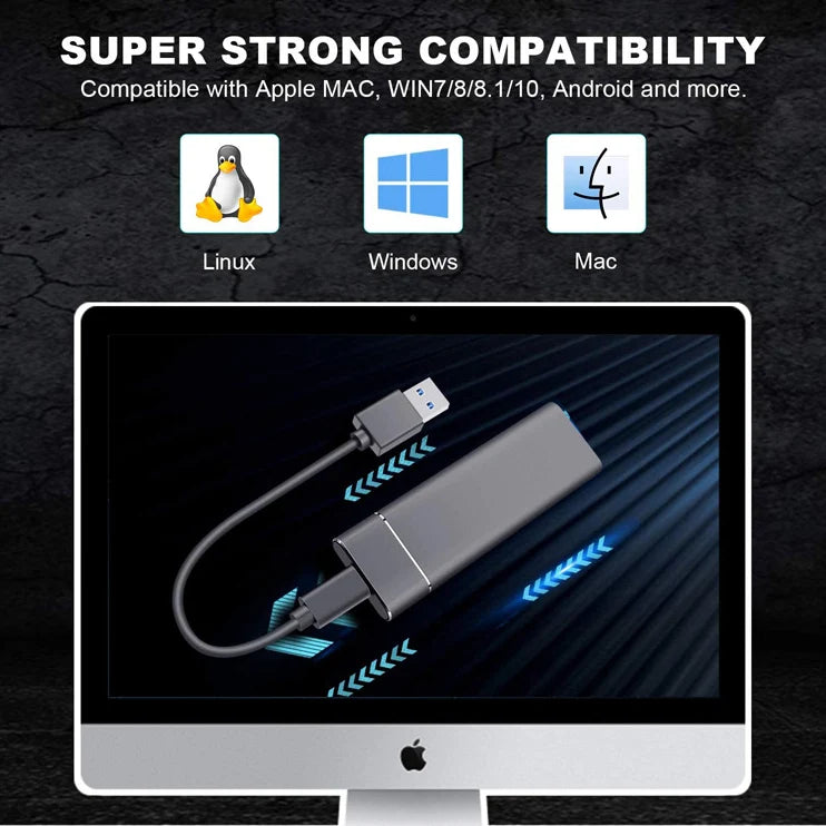 External SSD USB 3.1 Aluminum Up To 16 TB