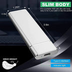 External SSD USB 3.1 Aluminum Up To 16 TB