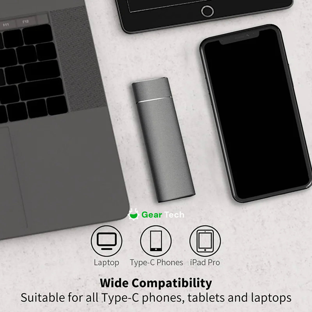External SSD USB 3.2 High-Speed Up To 30 TB