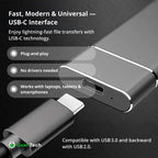 External SSD USB 3.2 High-Speed Up To 30 TB