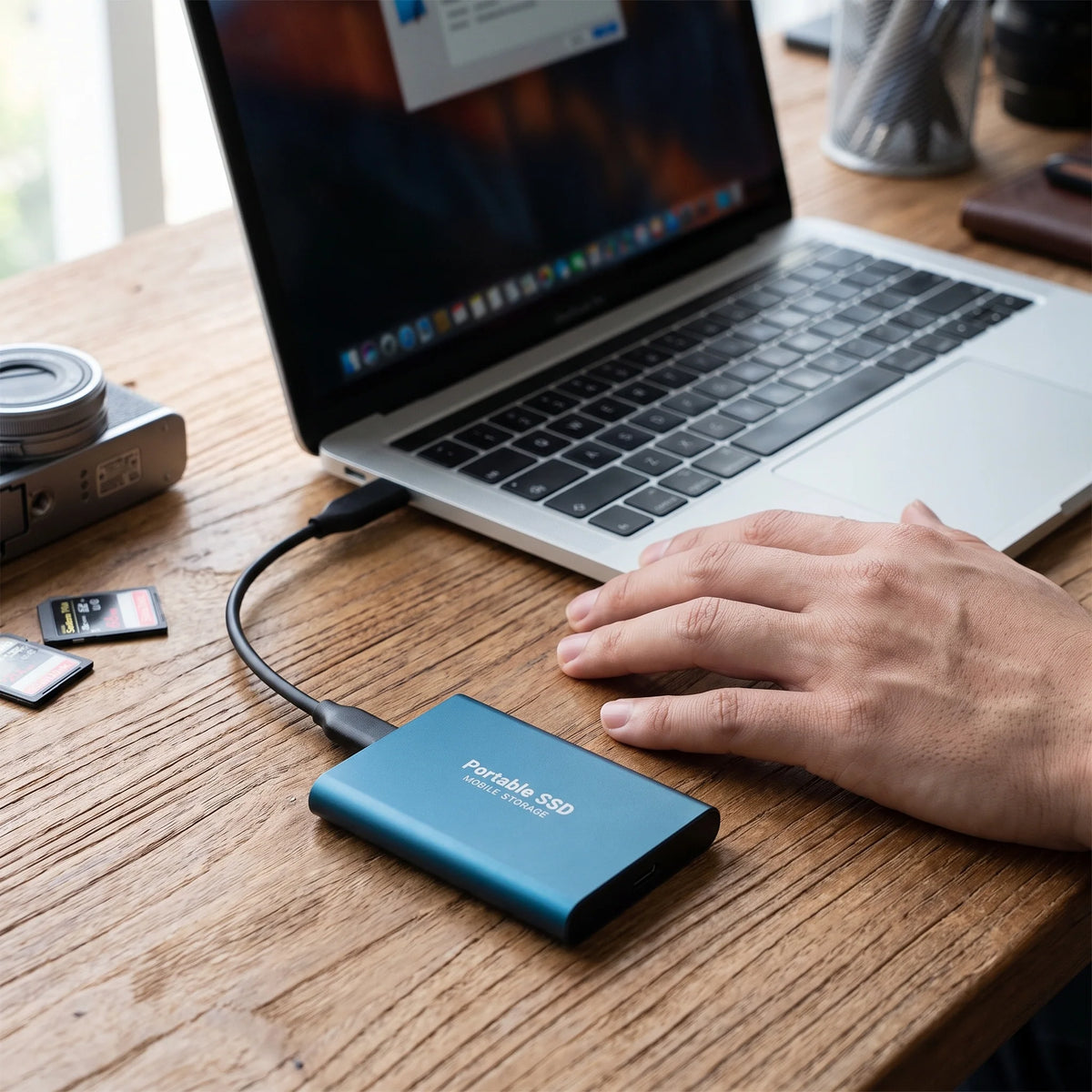 External SSD USB-C 1050 MB/s Aluminum Case