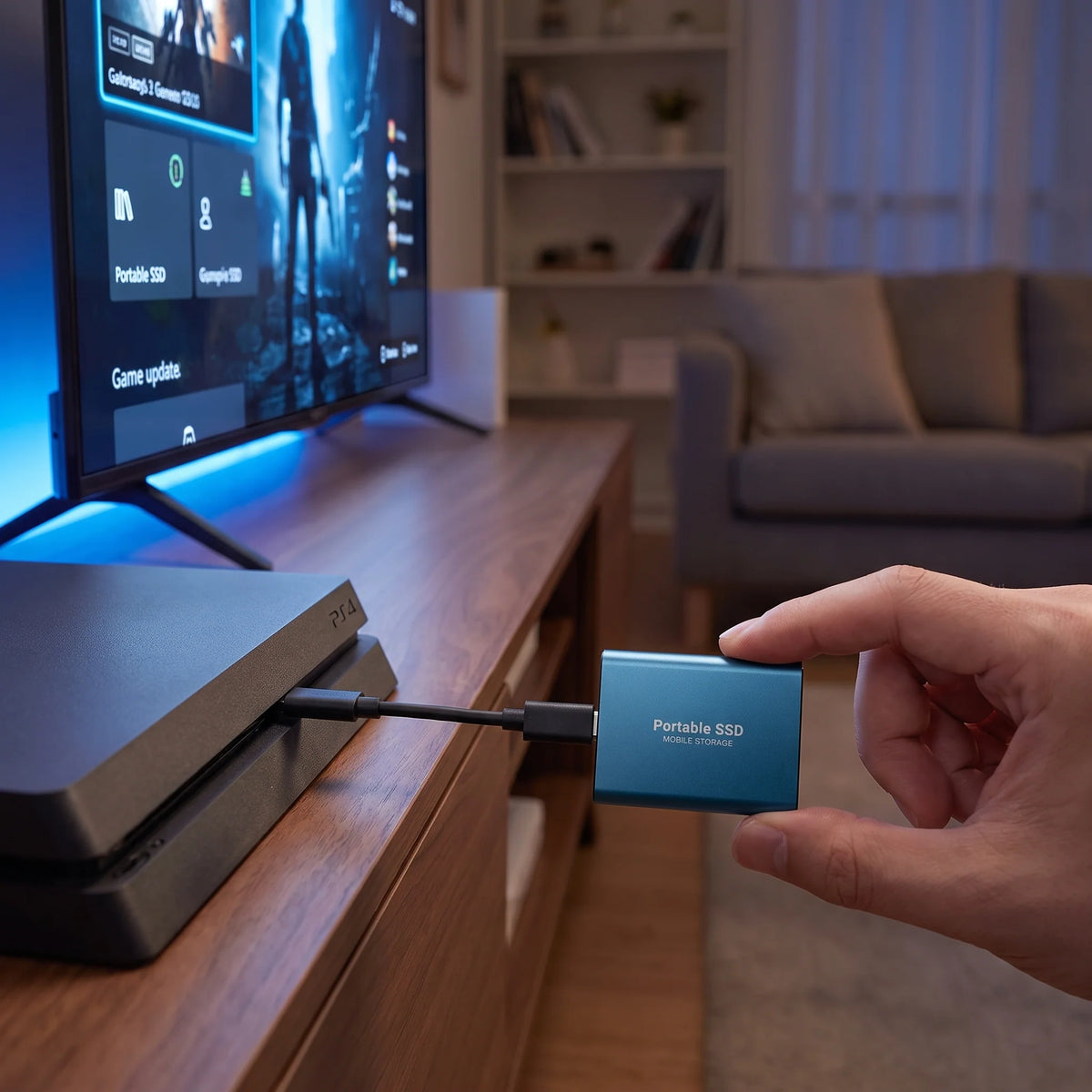 External SSD USB-C Plug & Play 30 TB
