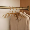 Extra-Wide Rust-Resistant Aluminum Clothes Hangers (Set of 6)