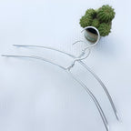 Extra-Wide Rust-Resistant Aluminum Clothes Hangers (Set of 6)