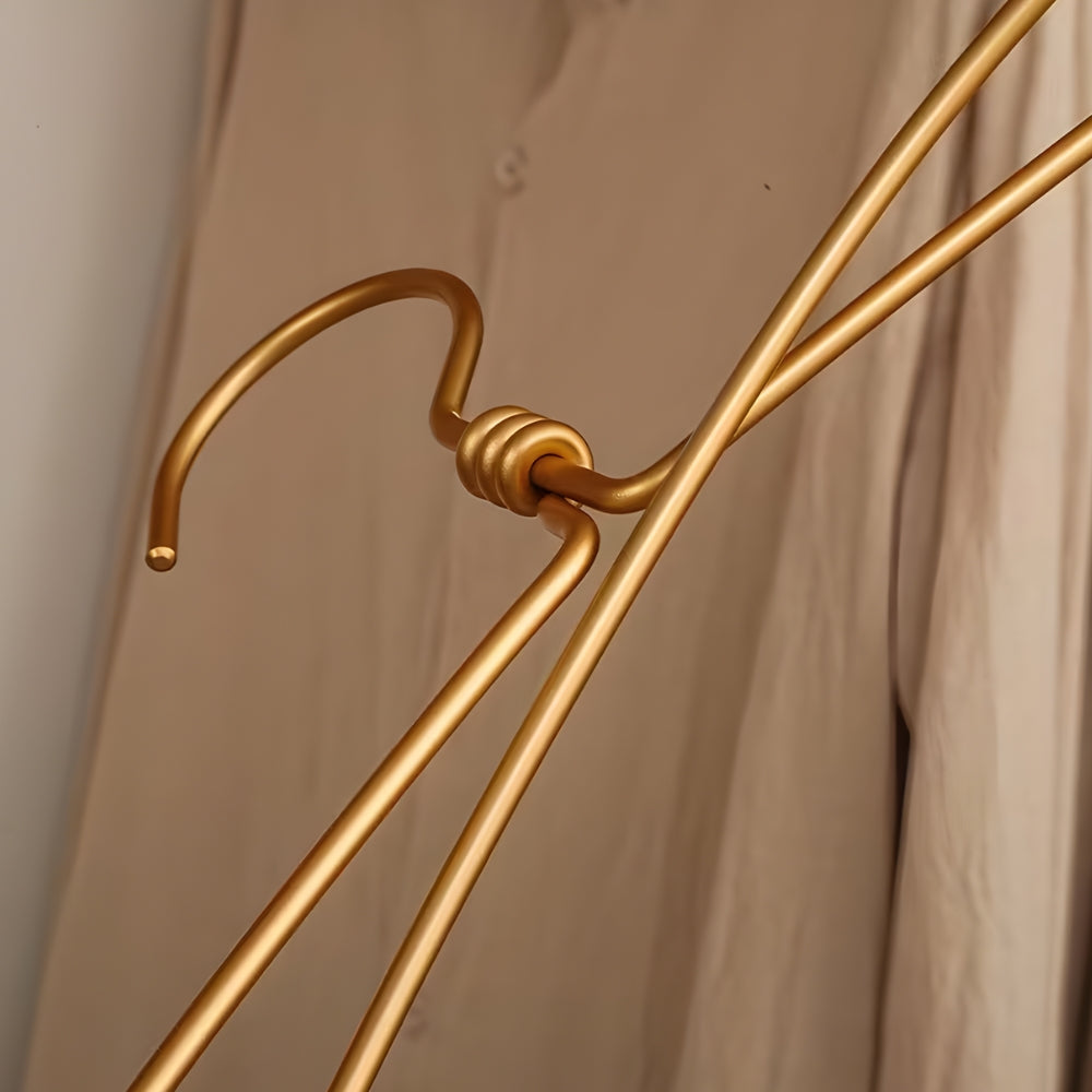 Extra-Wide Rust-Resistant Aluminum Clothes Hangers (Set of 6)