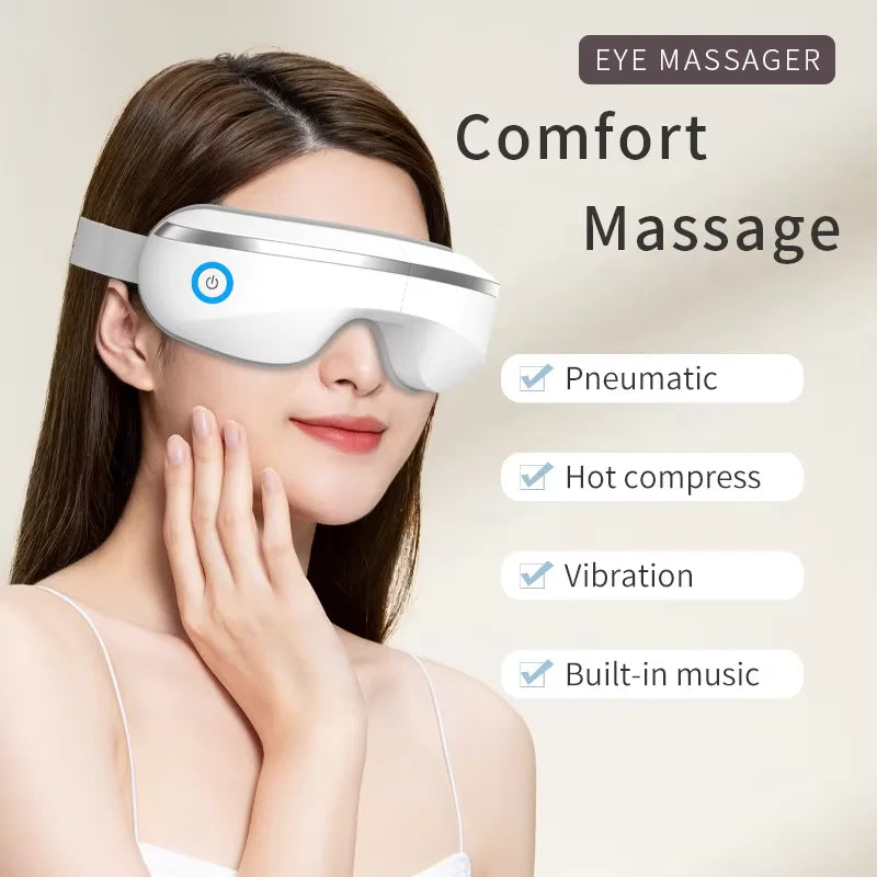 Eye Massager Air Compression & Vibration Bluetooth Audio
