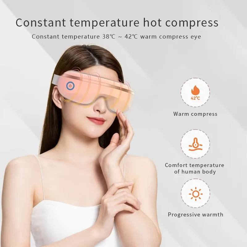Eye Massager Air Compression & Vibration Bluetooth Audio
