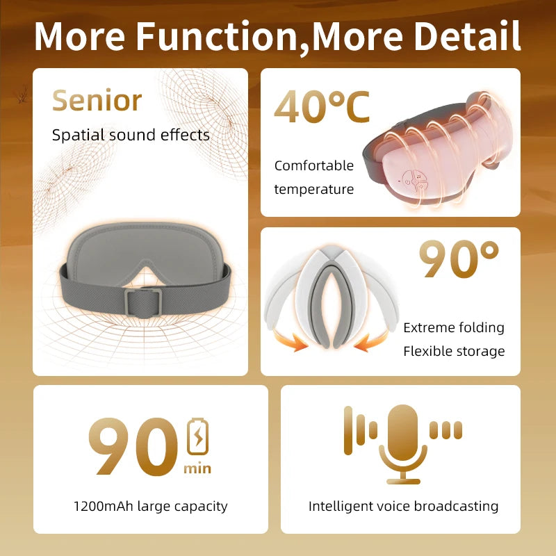 Eye Massager Air-Pressure & Heat Rechargeable