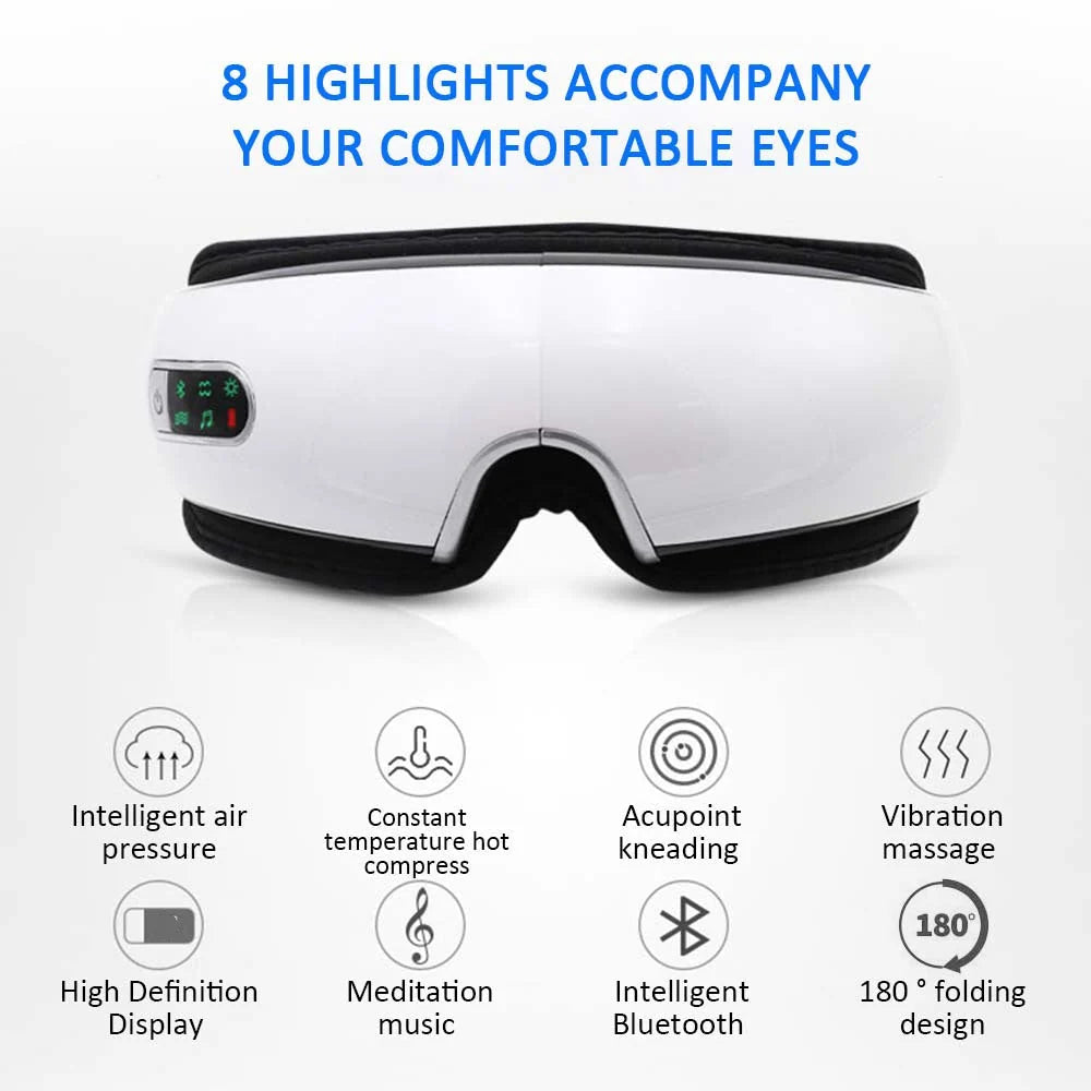 Eye Massager Air Pressure & Vibration USB Rechargeable