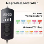 Eye Warm Compress Mask USB-Powered Adjustable Heat & Timer