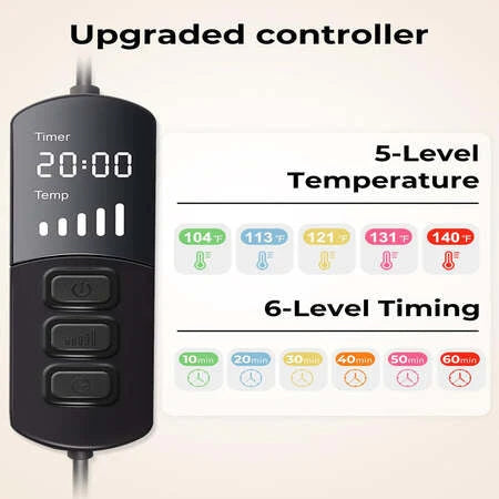 Eye Warm Compress Mask USB-Powered Adjustable Heat & Timer