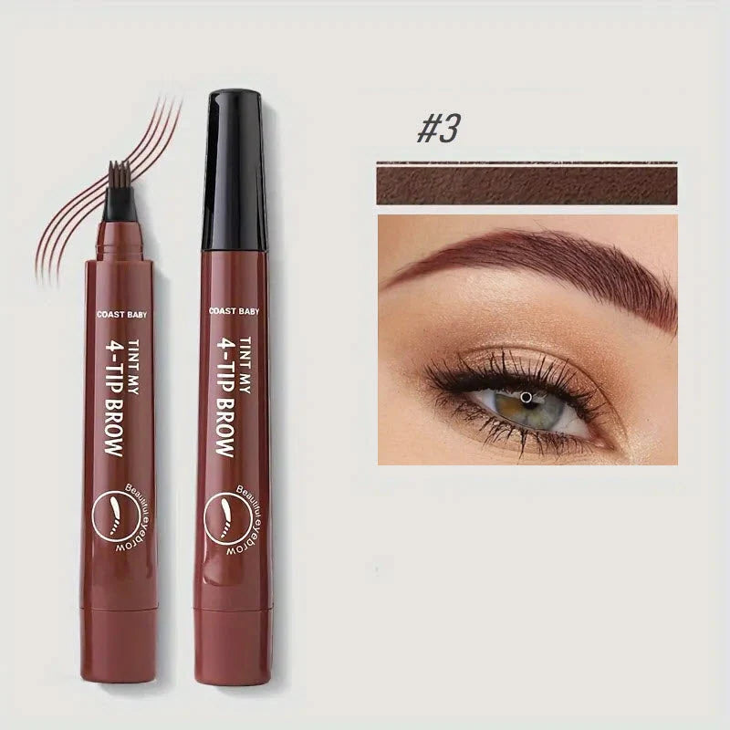 Eyebrow Pen Fine-Tip Smudge-Proof Long-Wearing 5 Shades