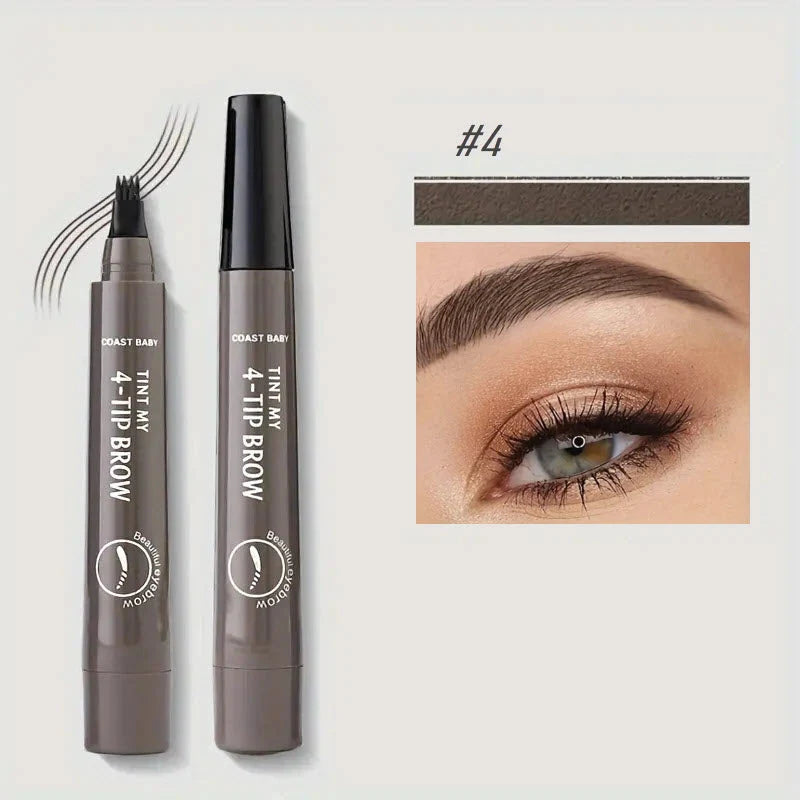 Eyebrow Pen Fine-Tip Smudge-Proof Long-Wearing 5 Shades