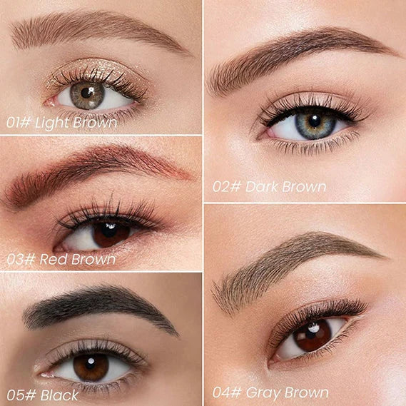 Eyebrow Pen Fine-Tip Smudge-Proof Long-Wearing 5 Shades