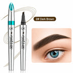 Eyebrow Pen Four-Tip Microblading Effect Waterproof & Long-Lasting