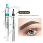 Eyebrow Pencil Four-Tip Applicator Water-Resistant & Smudge-Proof
