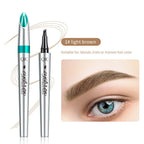 Eyebrow Pencil Four-Tip Applicator Water-Resistant & Smudge-Proof