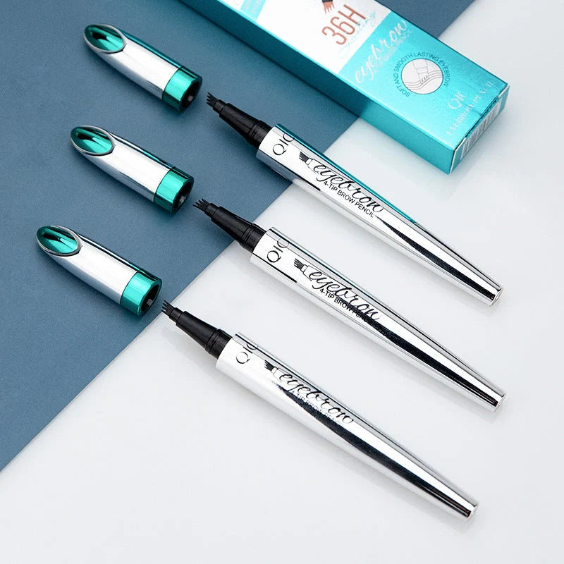 Eyebrow Pencil Triple-Tip Precision 36-Hour Waterproof