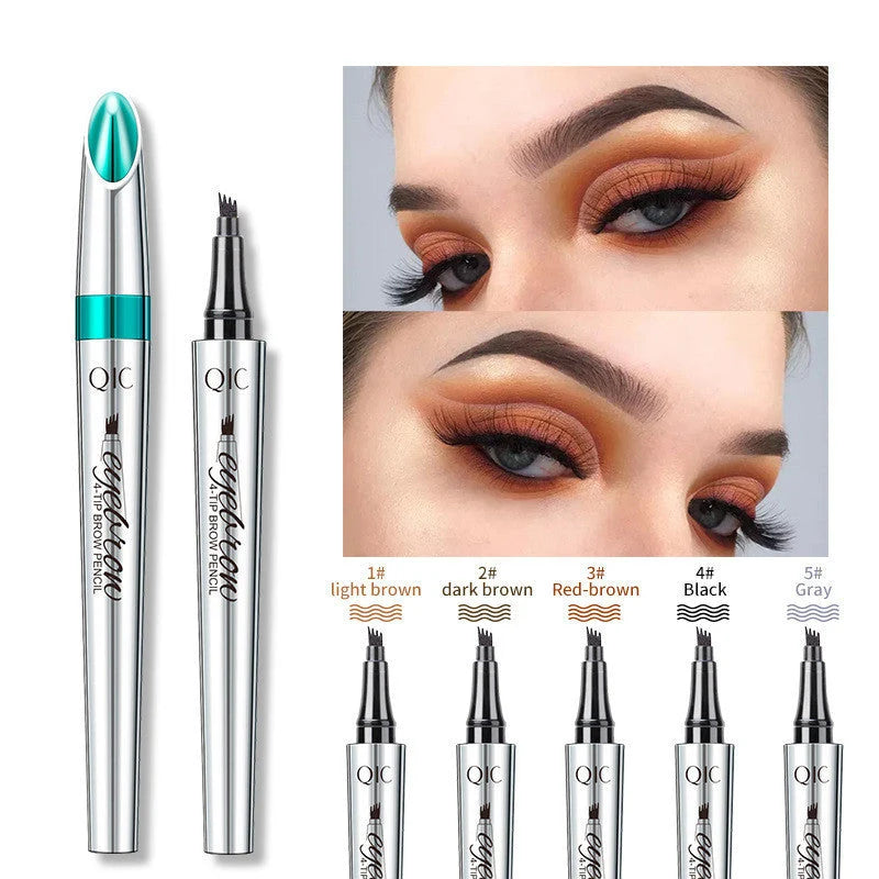 Eyebrow Pencil Triple-Tip Precision 36-Hour Waterproof