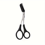Eyebrow Scissors Stainless Steel Precision Blades Mini Comb