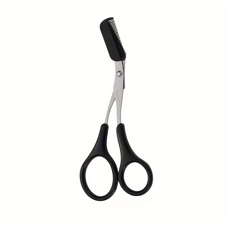 Eyebrow Scissors Stainless Steel Precision Blades Mini Comb