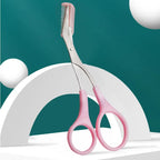 Eyebrow Scissors Stainless Steel Precision Blades Mini Comb