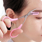 Eyebrow Scissors Stainless Steel Precision Blades Mini Comb