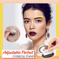 Eyebrow Stamp Adjustable Arch Waterproof Smudge-Proof Powder