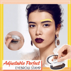Eyebrow Stamp Adjustable Arch Waterproof Smudge-Proof Powder