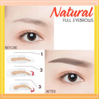 Eyebrow Stamp Adjustable Arch Waterproof Smudge-Proof Powder