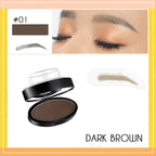 Eyebrow Stamp Adjustable Arch Waterproof Smudge-Proof Powder