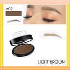 Eyebrow Stamp Adjustable Arch Waterproof Smudge-Proof Powder