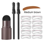 Eyebrow Stamp Kit 5 Natural Shades & Pre-Shaped Stamps