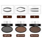 Eyebrow Stamp Set Waterproof Matte Finish Stencils & Sponge