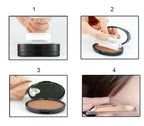 Eyebrow Stamp Set Waterproof Matte Finish Stencils & Sponge