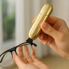 Eyeglass Cleaner Dry Carbon Pads Dual-Arm Pocket-Sized