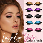 Eyeliner & Lash Stickers Winged Metallic Self-Adhesive Reusable