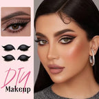 Eyeliner & Lash Stickers Winged Metallic Self-Adhesive Reusable