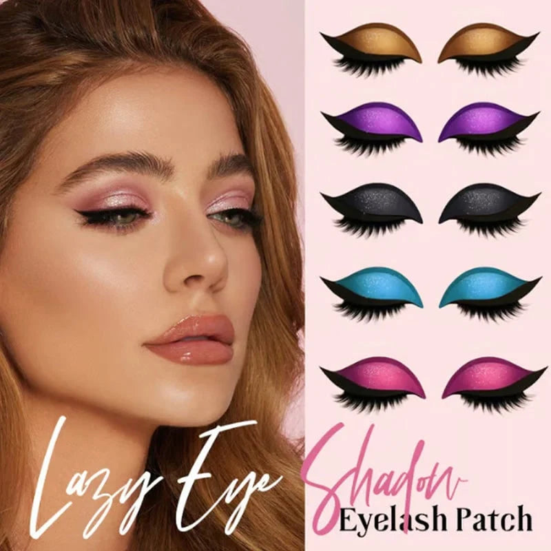 Eyeliner & Lash Stickers Winged Metallic Self-Adhesive Reusable