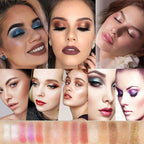 Eyeshadow Palette 10 Glitter Shades Highly Pigmented & Long-Lasting