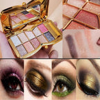 Eyeshadow Palette 10 Glitter Shades Highly Pigmented & Long-Lasting