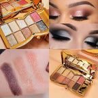 Eyeshadow Palette 10 Glitter Shades Highly Pigmented & Long-Lasting