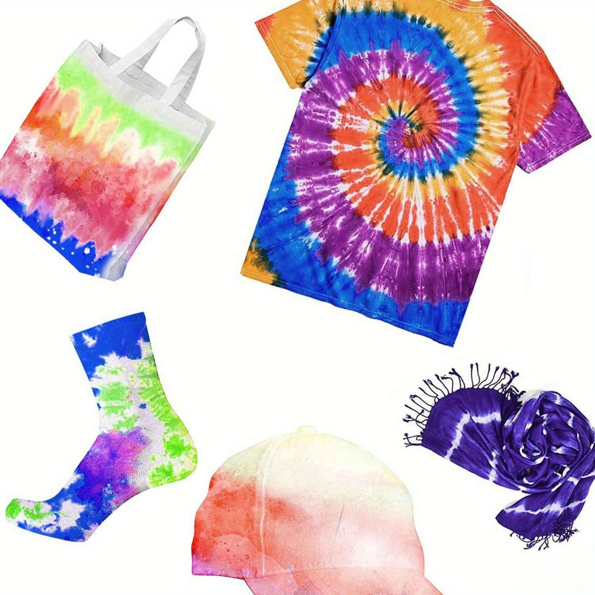 Fabric Dye Kit Multicolor DIY Clothing Restoration